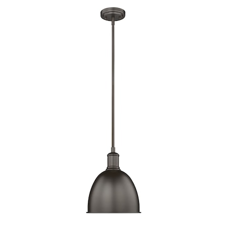 Z-Lite Sawyer 1 Light Pendant, Bronze & Bronze 4500P8-BRZ
